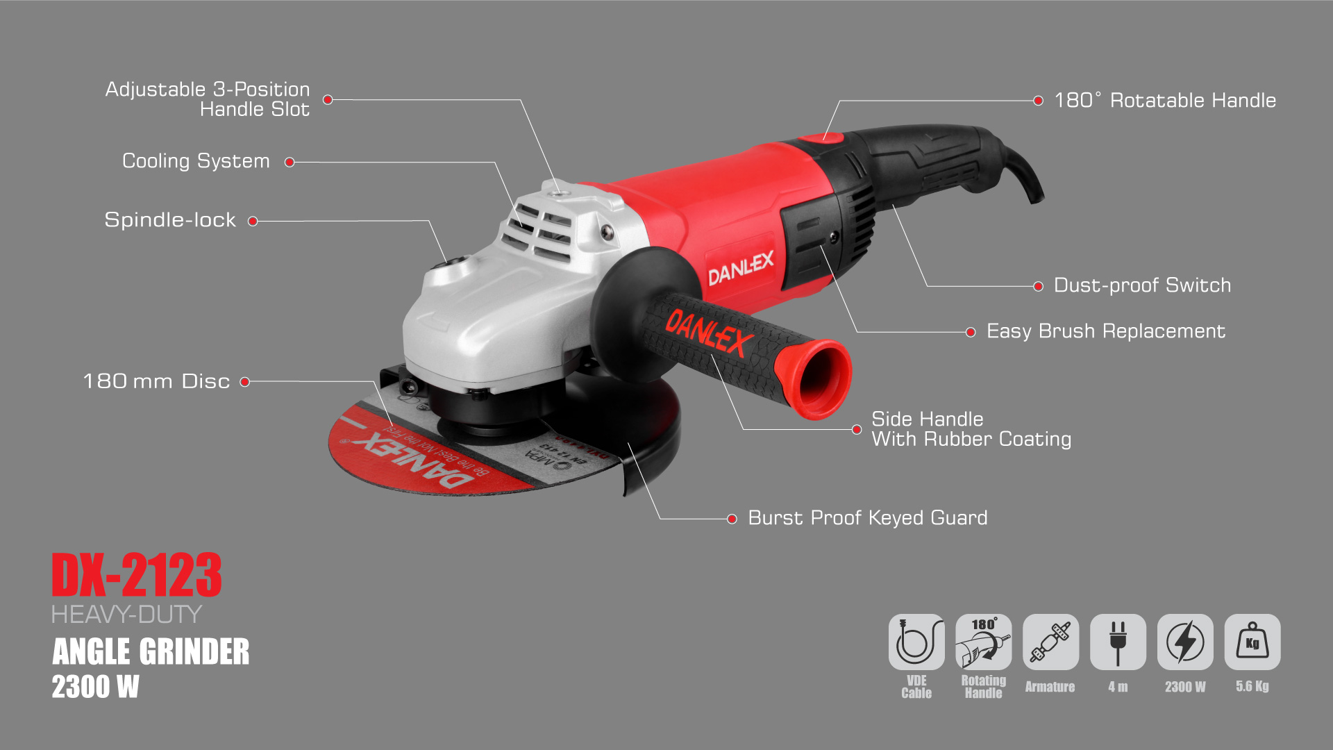 مشخصات فنی فرز آهنگری دنلکس مدل DX-2123