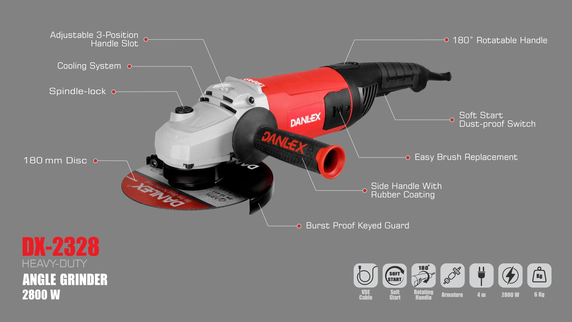 فرز آهنگری دنلکس 180 میلیمتر 2800 وات مدل DX-2328 بررسی-فرز-آهنگری-دنلکس-مدل-DX-2328