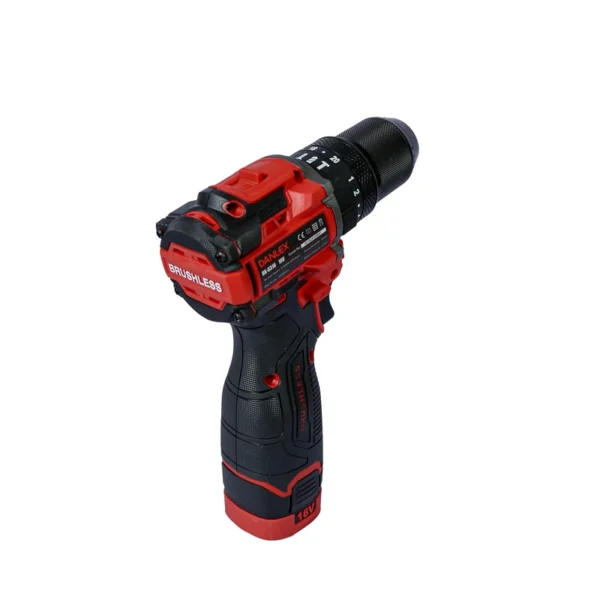 دریل-پیچ-گوشتی-شارژی-16-ولت-براشلس-دو-سرعته-چکشی-دنلکس-مدل-DX6316