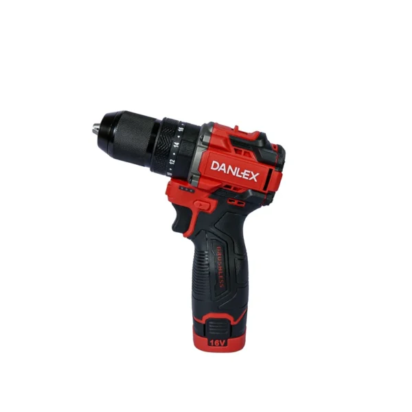 دریل-پیچ-گوشتی-شارژی-دنلکس-16-ولت-براشلس-دو-سرعته-چکشی-DX6316