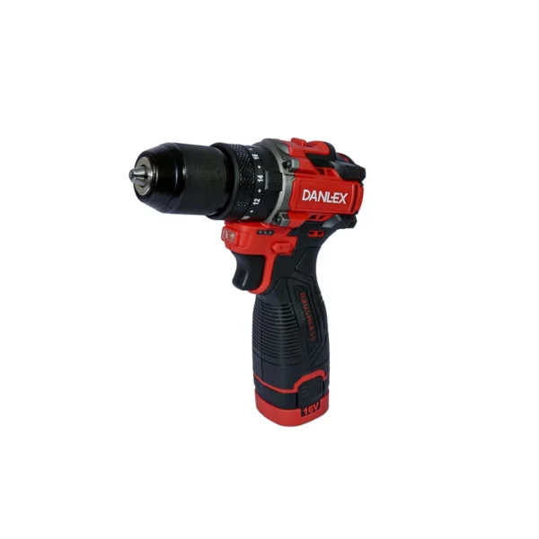 دریل-پیچ-گوشتی-شارژی-دنلکس-16-ولت-براشلس-دو-سرعته-چکشی-مدل-DX-6316
