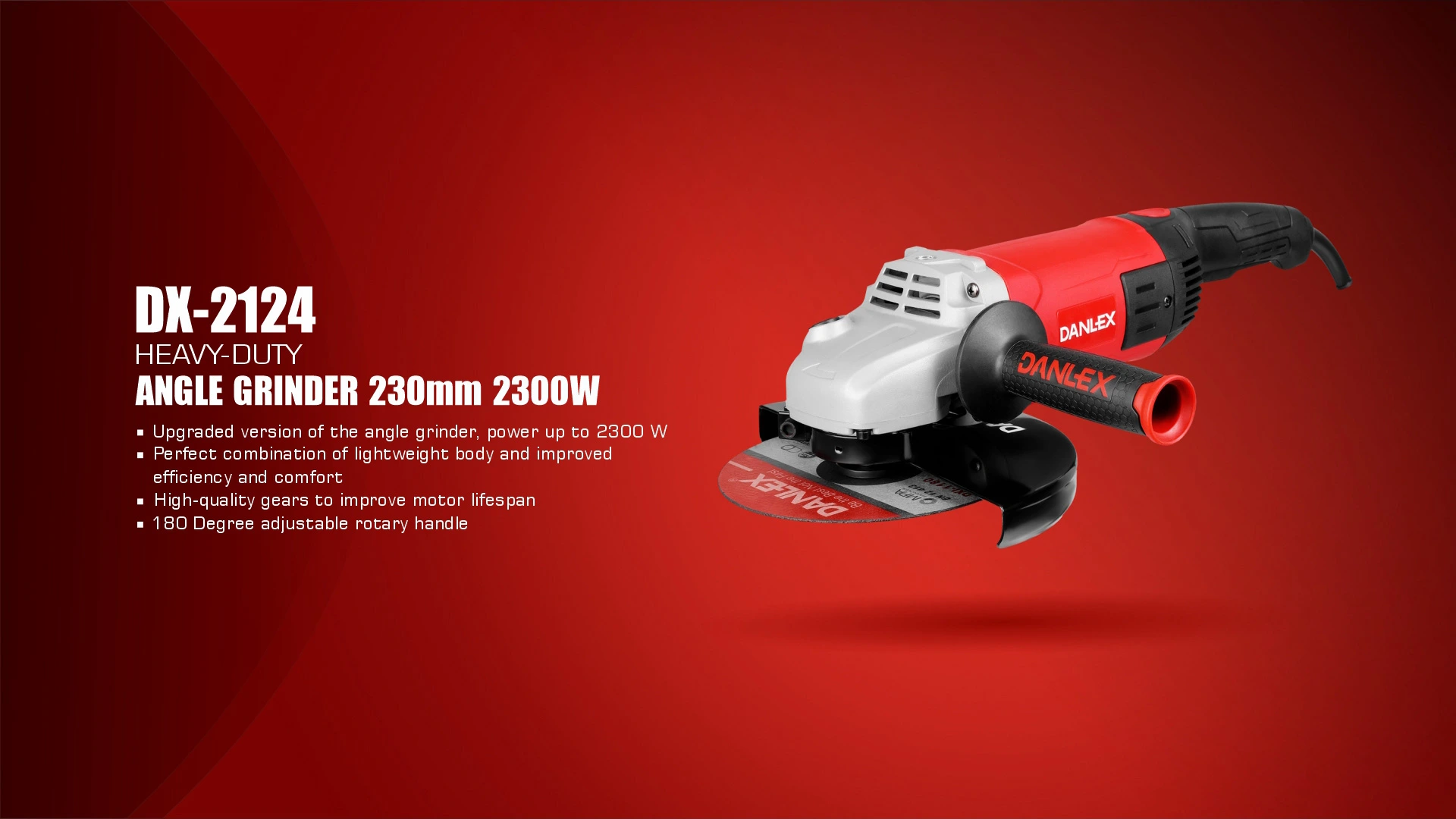 فرز سنگبری دنلکس 230 میلیمتر 2300 وات مدل DX-2124 معرفی-فرز-سنگبری-دنلکس-مدل-DX-2124