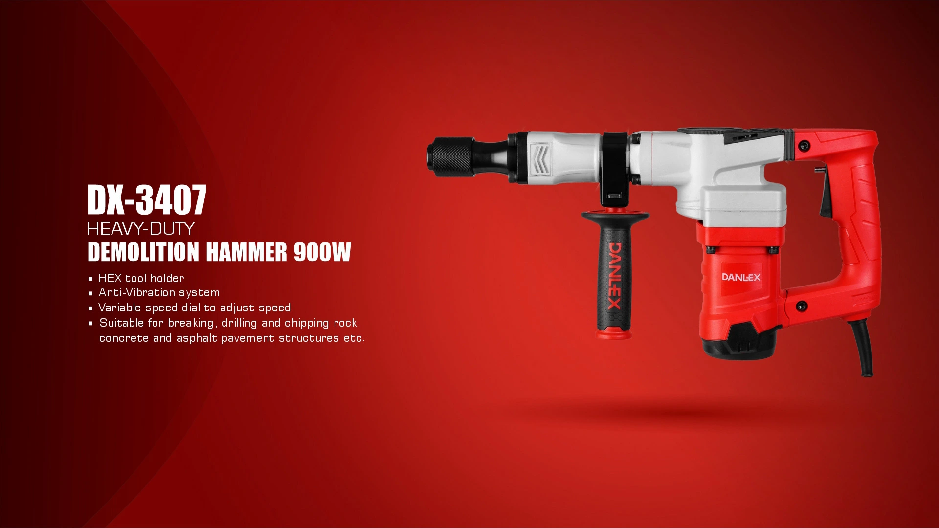 چکش تخریب دنلکس 7 کیلویی گریسی مدل DX-3407 معرفی-چکش-تخریب-7-کیلویی-دنلکس-مدل-DX-3407